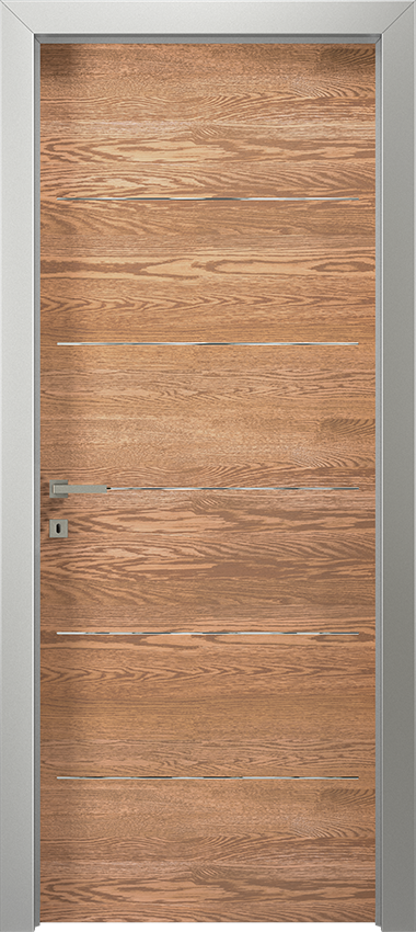 Porta da interni a battente VARIA 1L 5F, G-LIKE - Rovere seta - Gidea