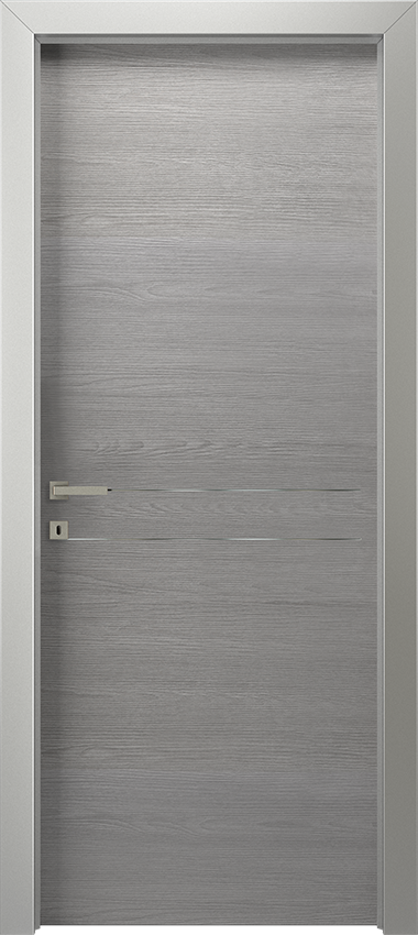Porta da interni a battente VARIA 1L 2F, G-LIKE - Olmo grigio - Gidea