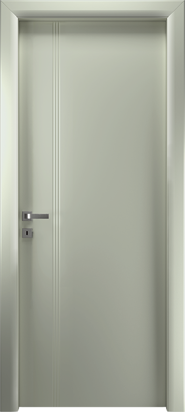 Interior swinging door VERIONDA 1/L/3/INC, Io di Garofoli - Ral 9001 - Garofoli