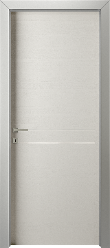 Porta da interni a battente VARIA 1L 2F, G-LIKE - Frassino bianco - Gidea