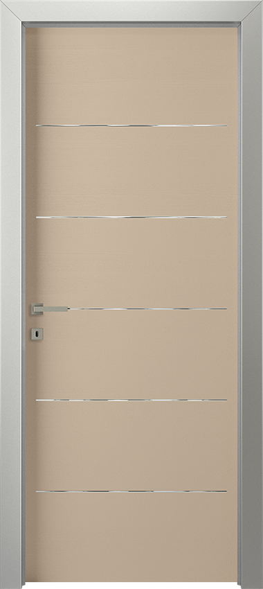 Porta da interni a battente VARIA 1L 5F, G-LIKE - Frassino tortora - Gidea