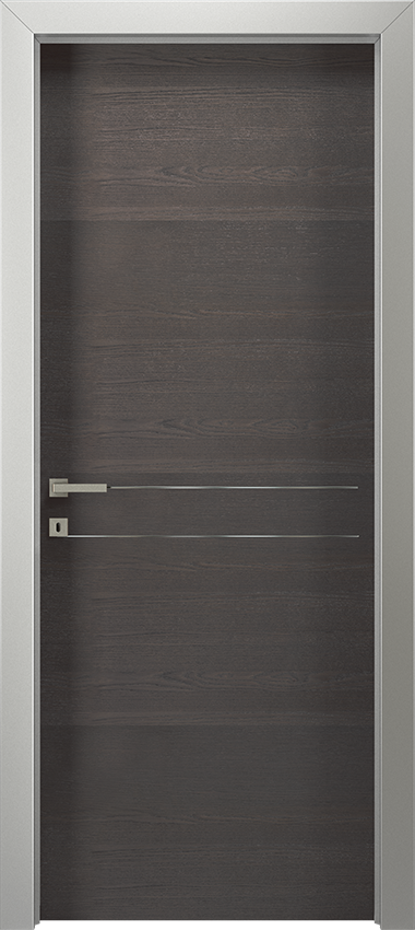 Porta da interni a battente VARIA 1L 2F, G-LIKE - Rovere pietra - Gidea