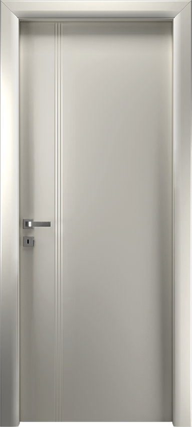 Interior swinging door VERIONDA 1/L/3/INC, Io di Garofoli - Ral 9010 - Garofoli