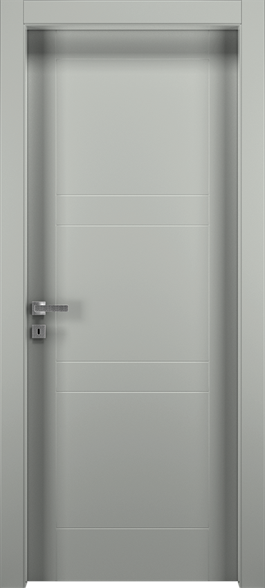 Porta da interni a battente PREAN 3D, Patio - Laccato ral7035 - Garofoli