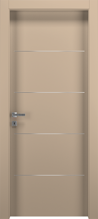 Interior swinging door QUTIO 4F, Patio - Dove grey lacquered - Garofoli