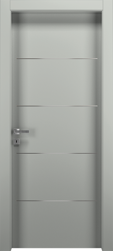 Interior swinging door QUTIO 4F, Patio - Ral 7035 - Garofoli