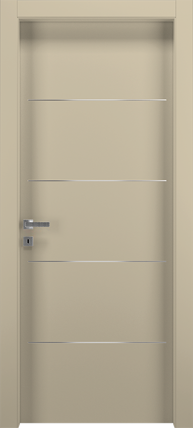 Interior swinging door QUTIO 4F, Patio - Ivory lacquered - Garofoli