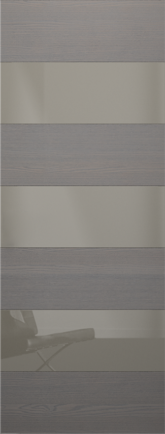 Porta da interni a battente 7/PA BIPLUS LUCIDO PORTA FILOMURO, Filomuro - Rovere pietra - Garofoli