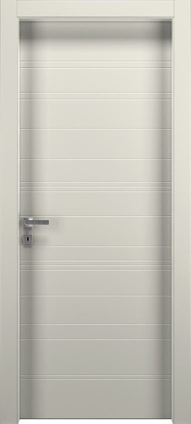 Porta da interni a battente PIRIGA 1LRIG, Patio - Laccato ral9010 - Garofoli