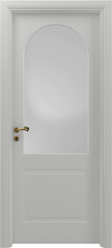 Interior swinging door ZEVIO 1/B/1/V/A, Sublimia - White lacquered - Garofoli