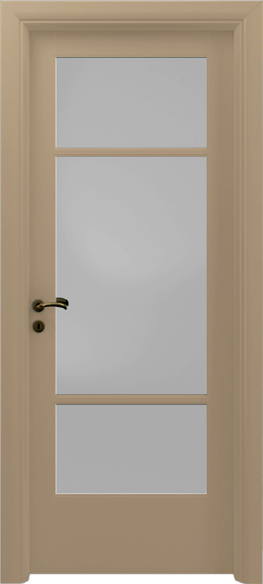 Interior swinging door DUCCIO 3/V/99, Sublimia - Dove grey lacquered - Garofoli