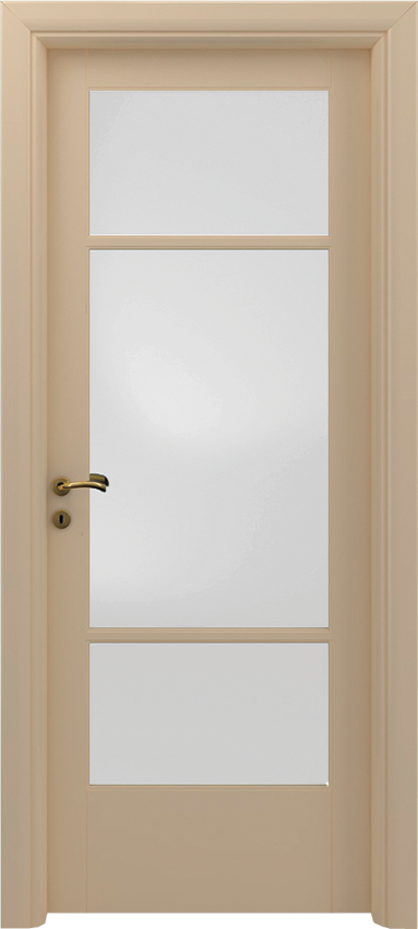 Interior swinging door DUCCIO 3/V/99, Sublimia - Ivory lacquered - Garofoli