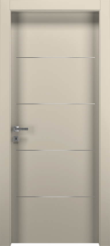 Interior swinging door QUTIO 4F, Patio - Ral 9001 - Garofoli