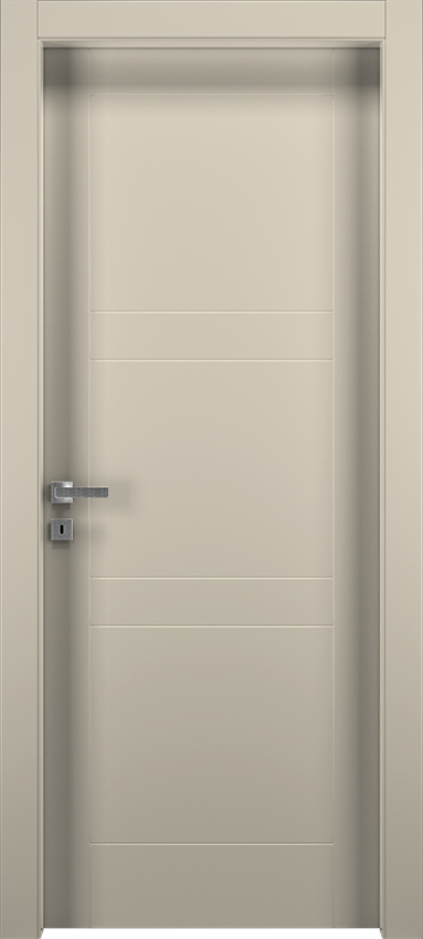Porta da interni a battente PREAN 3D, Patio - Laccato ral9001 - Garofoli