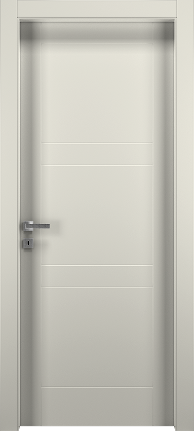 Porta da interni a battente PREAN 3D, Patio - Laccato ral9010 - Garofoli