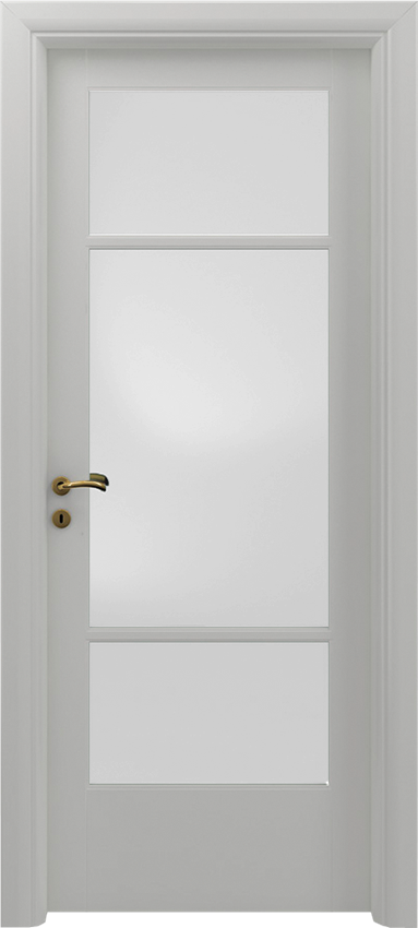 Interior swinging door DUCCIO 3/V/99, Sublimia - White lacquered - Garofoli