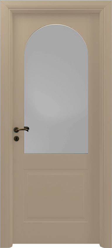 Interior swinging door ZEVIO 1/B/1/V/A, Sublimia - Dove grey lacquered - Garofoli