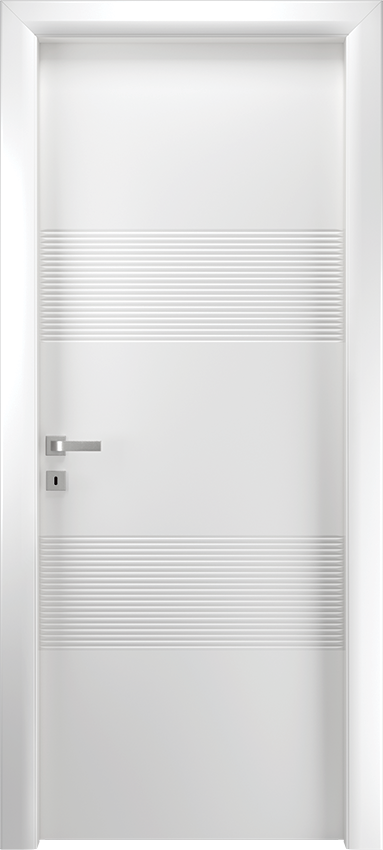 Porta da interni a battente STARONDA 2/D, Io2023 - Laccato bianco - Garofoli