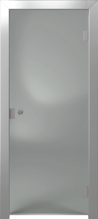 Porta da interni a battente VEPIA 1TV TUTTOVETRO, Gdesigner - Alluminio - Garofoli