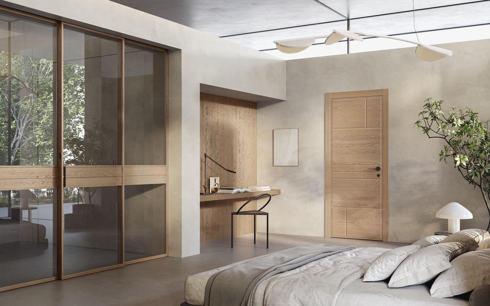 Porte in vetro e legno garofoli NOI Noema 6q e Verina 8v - Garofoli