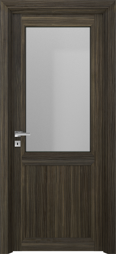 Interior swinging door VASSIA 1PA1V - Mandorlo caffe' laminato - Gidea