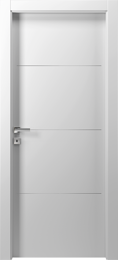 Interior swinging door TRINIA 1L3F, Avio - White - Gidea