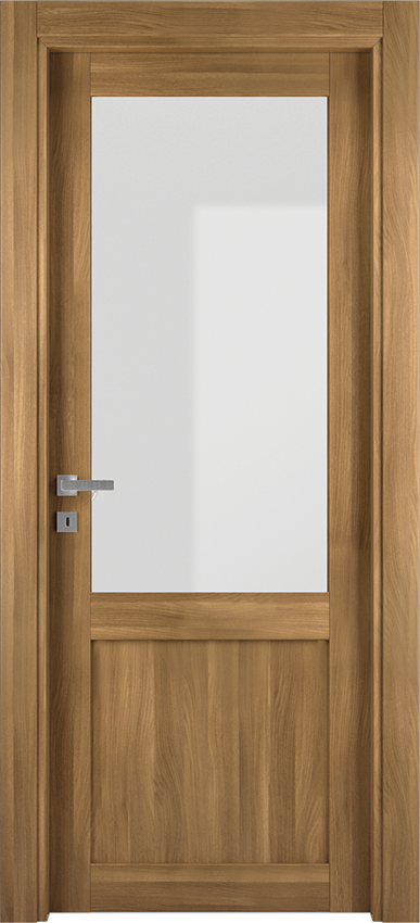 Interior swinging door PAVEA 1PA1V, Xonda - Blonde walnut - Gidea