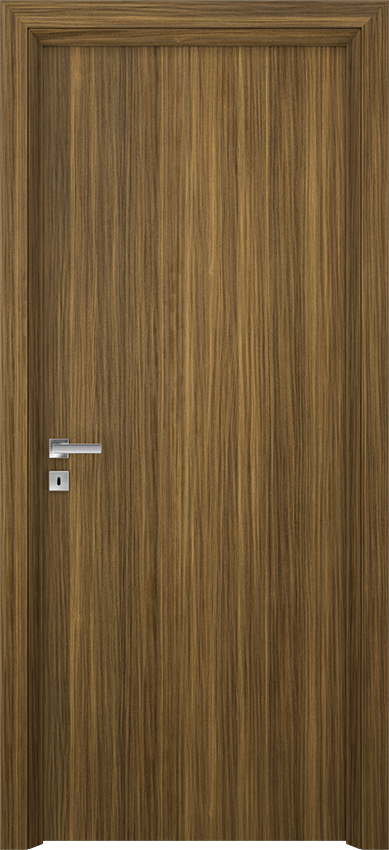 Porte intérieure battante NOA 1L - Mandorlo miele laminato - Gidea