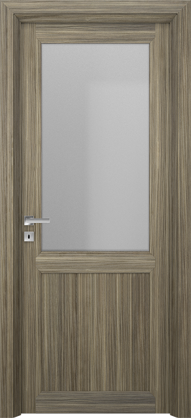 Interior swinging door VASSIA 1PA1V - Mandorlo roccia laminato - Gidea