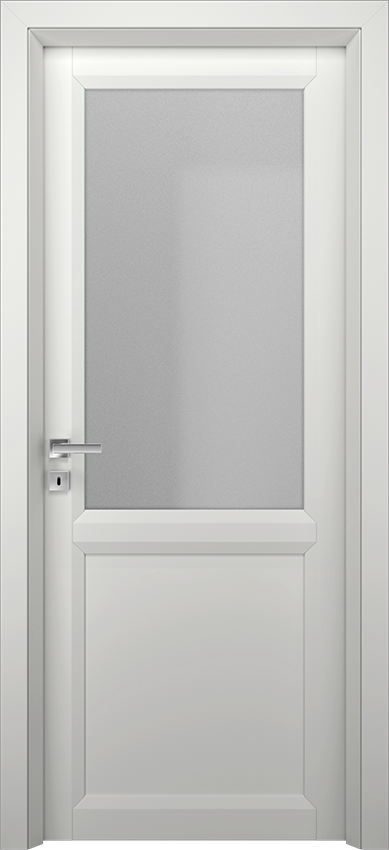 Interior swinging door VASSIA 1PA1V - White - Gidea