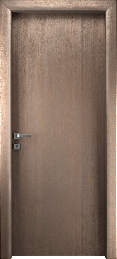 Interior swinging door ZERONDA 1/L, Io di Garofoli - Oak clay grey - Garofoli