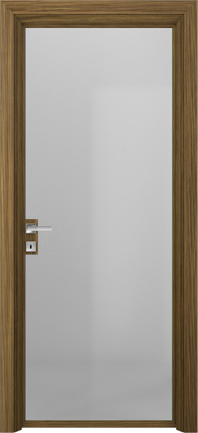 Interior swinging door LIVIA 1VT - Mandorlo miele laminato - Gidea