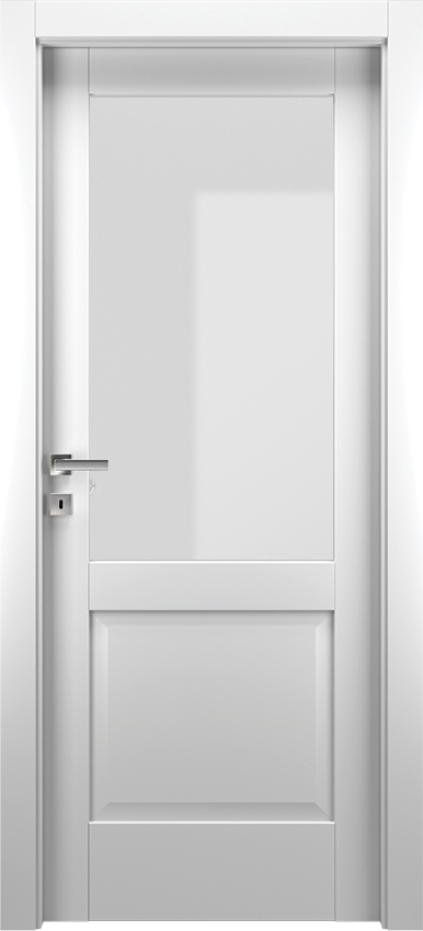 Interior swinging door VIERA 1B1V, Avio - White - Gidea