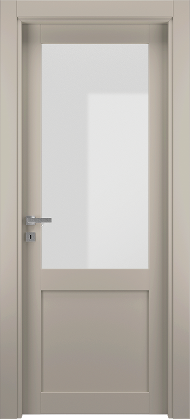 Interior swinging door PAVEA 1PA1V, Xonda - Dove grey - Gidea