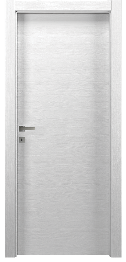 Interior swinging door LON 1L, No Limits - Grained white - Gidea