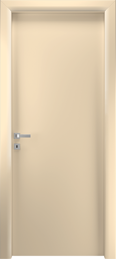 Interior swinging door ZERONDA 1/L, Io di Garofoli - Ivory lacquered - Garofoli