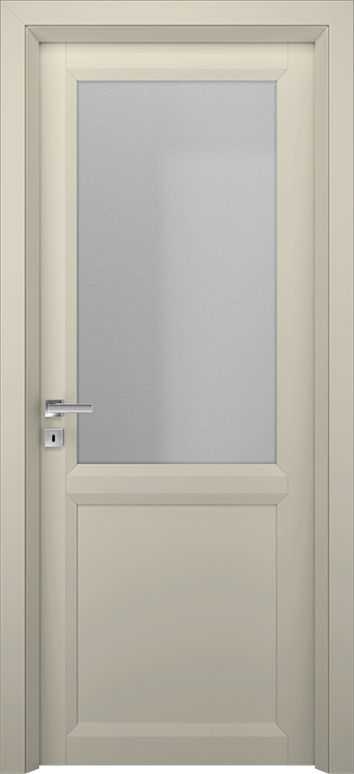 Interior swinging door VASSIA 1PA1V - Pergamena laminato - Gidea