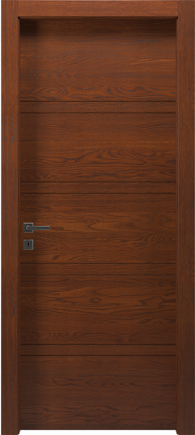 Interior swinging door 8/R, Mirawood - Oak tobacco - Garofoli