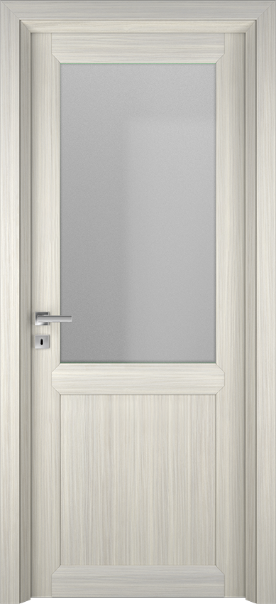 Interior swinging door VASSIA 1PA1V - Mandorlo perla laminato - Gidea