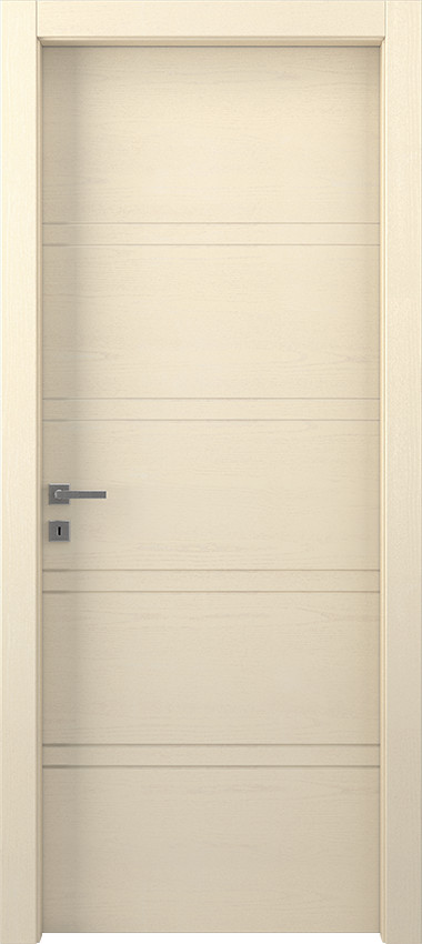 Interior swinging door 8/R, Mirawood - Lacquered oak ivory - Garofoli