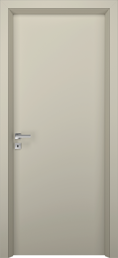 Interior swinging door NOA 1L - Pergamena laminato - Gidea