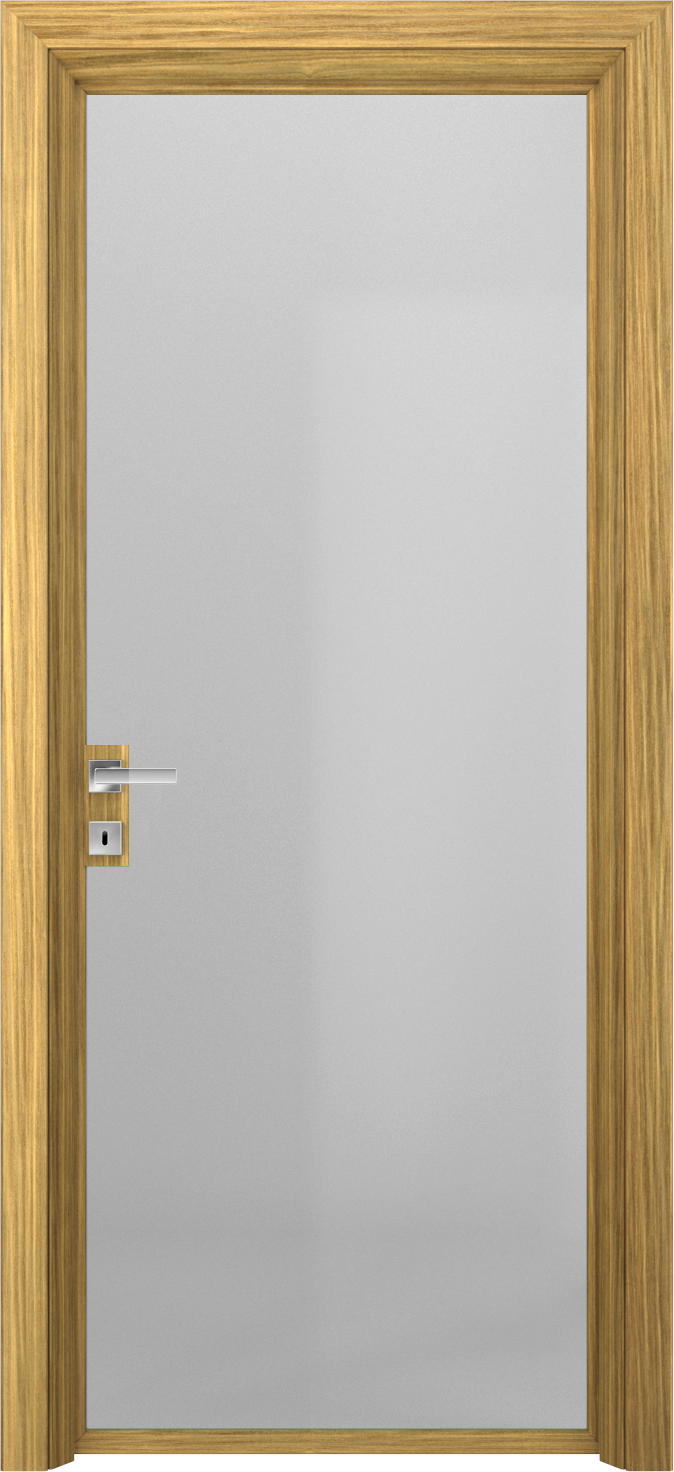 Interior swinging door LIVIA 1VT - Mandorlo grano laminato - Gidea