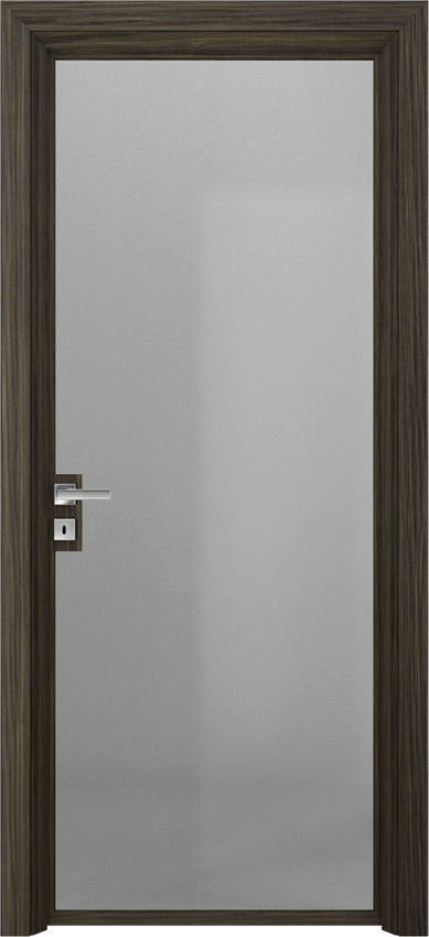 Interior swinging door LIVIA 1VT - Mandorlo caffe' laminato - Gidea