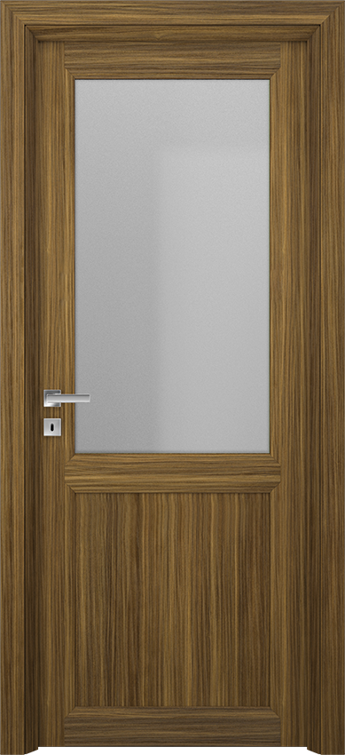 Interior swinging door VASSIA 1PA1V - Mandorlo miele laminato - Gidea