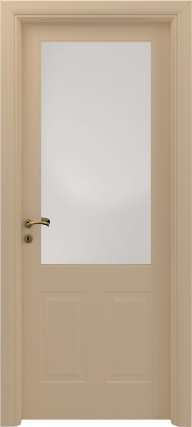 Interior swinging door GIORNICO 2/B/1/V, Sublimia - Ivory lacquered - Garofoli