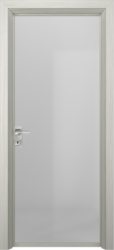 Porte intérieure battante LIVIA 1VT - Mandorlo perla laminato - Gidea