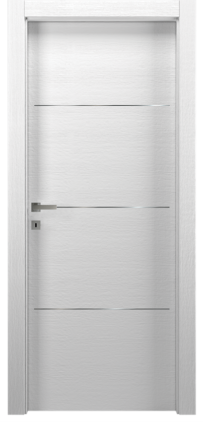Interior swinging door NOLI 1L3F, No Limits - Grained white - Gidea