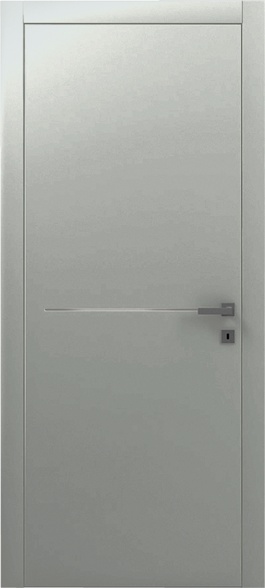 Porte intérieure battante SPATIO UNO 1/F, Poema - Ral 7035 - Garofoli