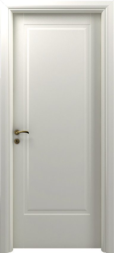 Interior swinging door BARNABA 1/B, Sublimia - Ral 9010 - Garofoli