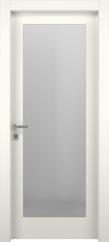 Interior swinging door MIVV 1V 50, Milia - Ral 9010 - Garofoli